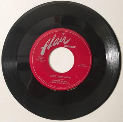 Lot 50 - ELMORE JAMES - CAN'T STOP LOVIN// MAKE A LITTLE LOVE 7" (BLUES - FLAIR 45x1014)