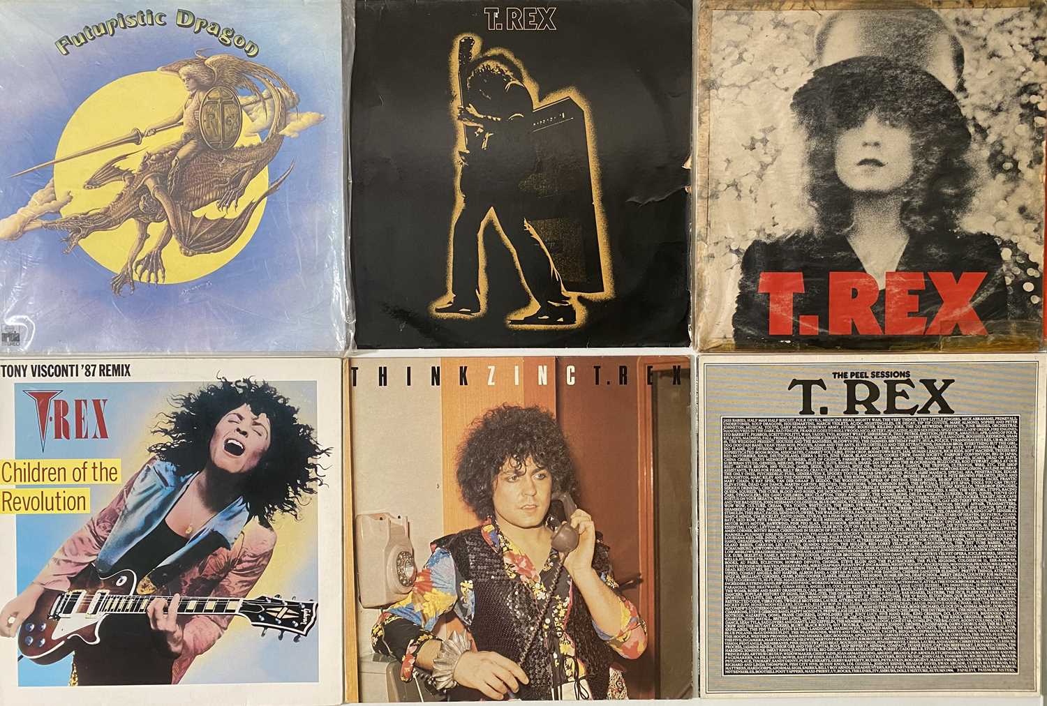 Lot 48 - T REX/ MARC BOLAN - LP/ 7" COLLECTION