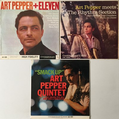 Lot 10 - ART PEPPER - ORIGINAL UK CONTEMPORARY LP PACK