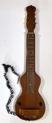 Lot 36 - HAWAIIAN LAP STEEL GUITAR BY 'THE MICHIGAN'.
