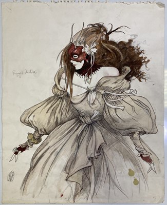 Lot 142 - LABYRINTH (1986) - ORIGINAL COSTUME DESIGNS.