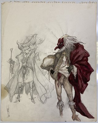 Lot 142 - LABYRINTH (1986) - ORIGINAL COSTUME DESIGNS.