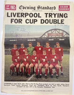 Lot 253 - 1965 EVENING STANDARD SIGNED BY PAUL MCCARTNEY.