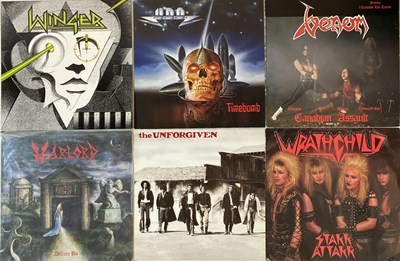 Lot 17 - METAL/ HARD ROCK - LPs
