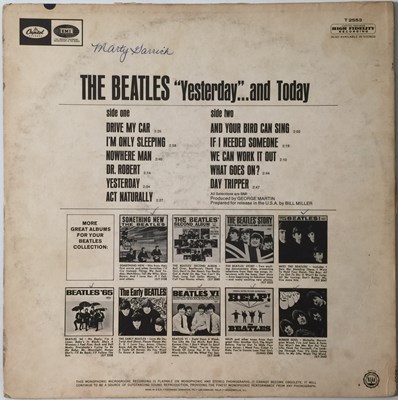 Lot 12 - THE BEATLES - YESTERDAY AND TODAY 'BUTCHER COVER' (ORIGINAL US 3RD STATE MONO COPY - T 2553)