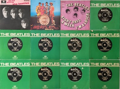 Lot 45 - THE BEATLES - RARE NEMS BAG PLUS SPARE 7" SLEEVES