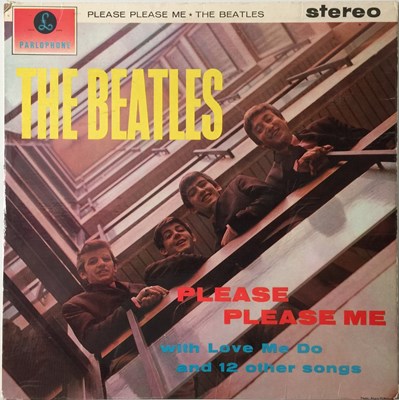 Lot 116 - THE BEATLES - PLEASE PLEASE ME LP (ORIGINAL UK STEREO 'BLACK AND GOLD' PCS 3042).