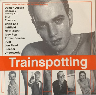 Lot 35 - TRAINSPOTTING - LIMITED EDITION PROMO OST LP (EMC 3739)