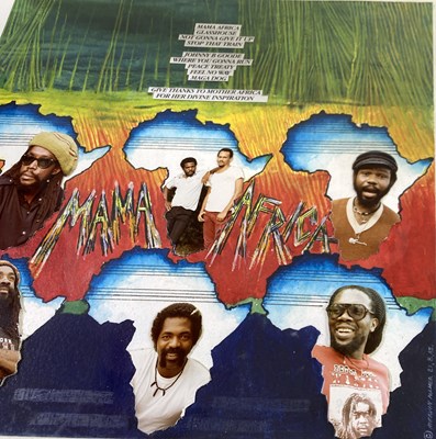 Lot 36 - PETER TOSH - ORIGINAL LP ARTWORK FOR 'MAMA AFRICA'.