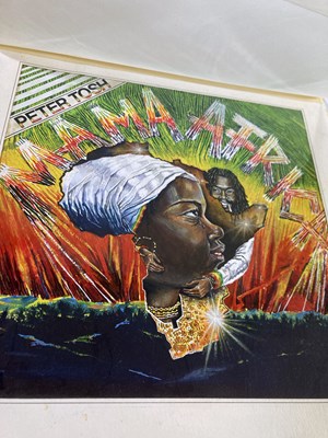 Lot 36 - PETER TOSH - ORIGINAL LP ARTWORK FOR 'MAMA AFRICA'.