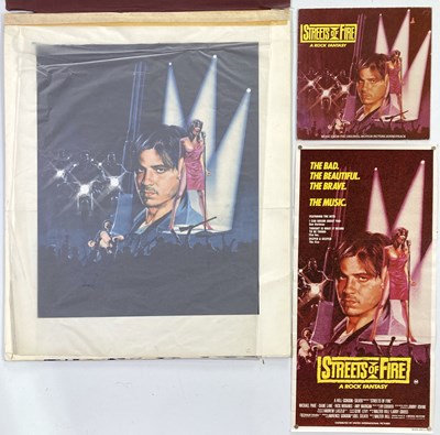 Lot 37 - STREETS OF FIRE - ORIGINAL ARTWORK.