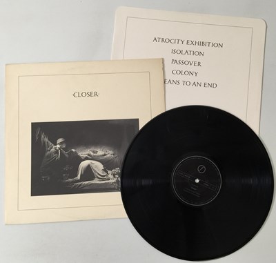 Lot 6 - JOY DIVISION - CLOSER LP (UK 'TRANSLUCENT RED' - FACT 25)
