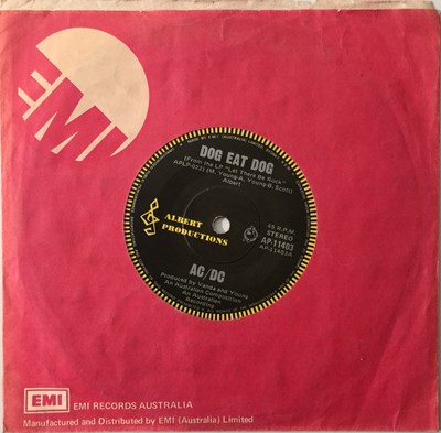 Lot 304 - AC/DC - DOG EAT DOG/ CARRY ME HOME 7" (AUSTRALIAN PRESS - AP-11403)