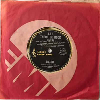 Lot 306 - AC/DC - LET THERE BE ROCK PT 1/ PT 2 7" (AUSTRALIAN - AP-11548)
