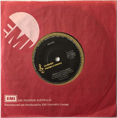 Lot 307 - AC/DC - WHOLE LOTTA ROSIE/ DOG EAT DOG 7" (AUSTRALIAN - AP-11832)