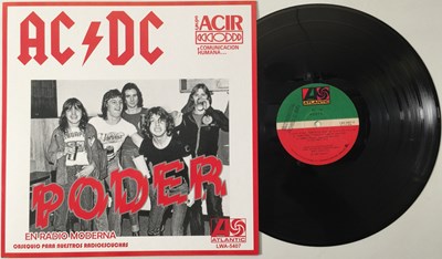 Lot 328 - AC/DC - POWERAGE - PODER LP (MEXICAN PROMO PRESS - LWA-5407)