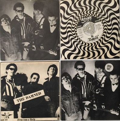 Lot 36 - THE DAMNED - 'NEW ROSE' COLLECTORS PRESSINGS - 7" PACK
