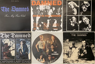 Lot 40 - THE DAMNED - PRIVATE RELEASES & OVERSEAS - LP PACK