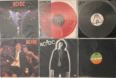 Lot 370 - AC/DC - UK PRESSED LPs/ 12" INC PROMOS