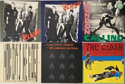 Lot 45 - THE CLASH/ STIFF LITTLE FINGERS - LP/ 7" COLLECTION