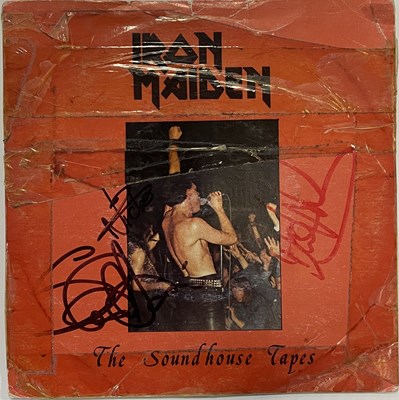 Lot 330 - IRON MAIDEN - THE SOUNDHOUSE TAPES - FULLY SIGNED COPY.