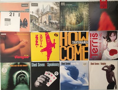 Lot 75 - INDIE/BRITPOP - 7" COLLECTION (WITH WELLER/OASIS RARITIES)