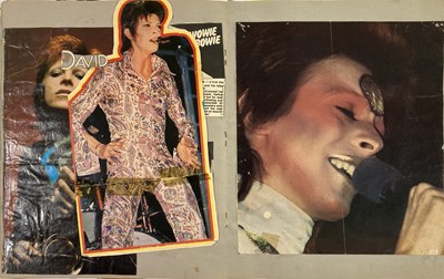 Lot 384 - DAVID BOWIE - PROGRAMMES, SCRAPBOOKS AND POSTER.