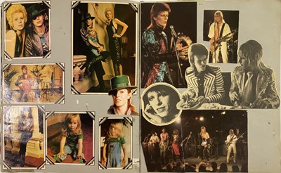 Lot 384 - DAVID BOWIE - PROGRAMMES, SCRAPBOOKS AND POSTER.