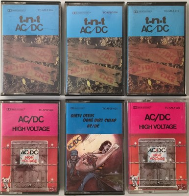 Lot 386 - AC/DC - NEW ZEALAND CASSETTE RARITIES