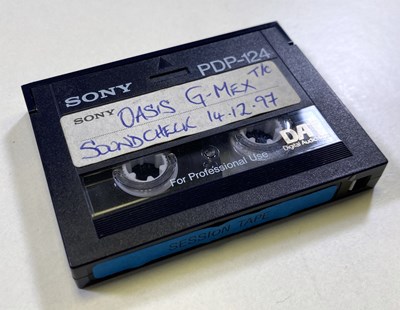 Lot 457 - OASIS G-MEX SOUNDCHECK DAT TAPE 1997.