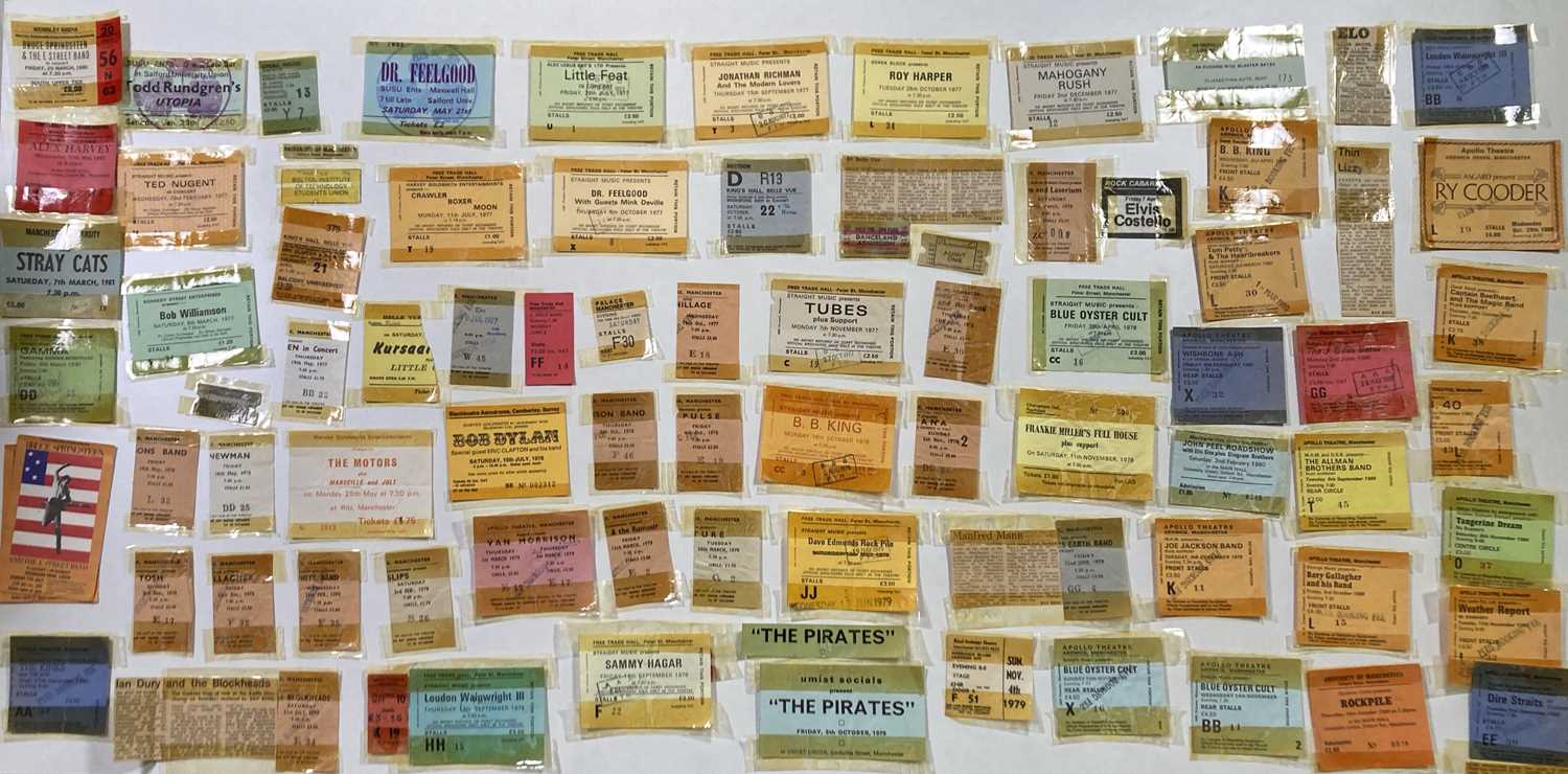 Lot 263 - CONCERT TICKET ARCHIVE - 1977 - 1982.
