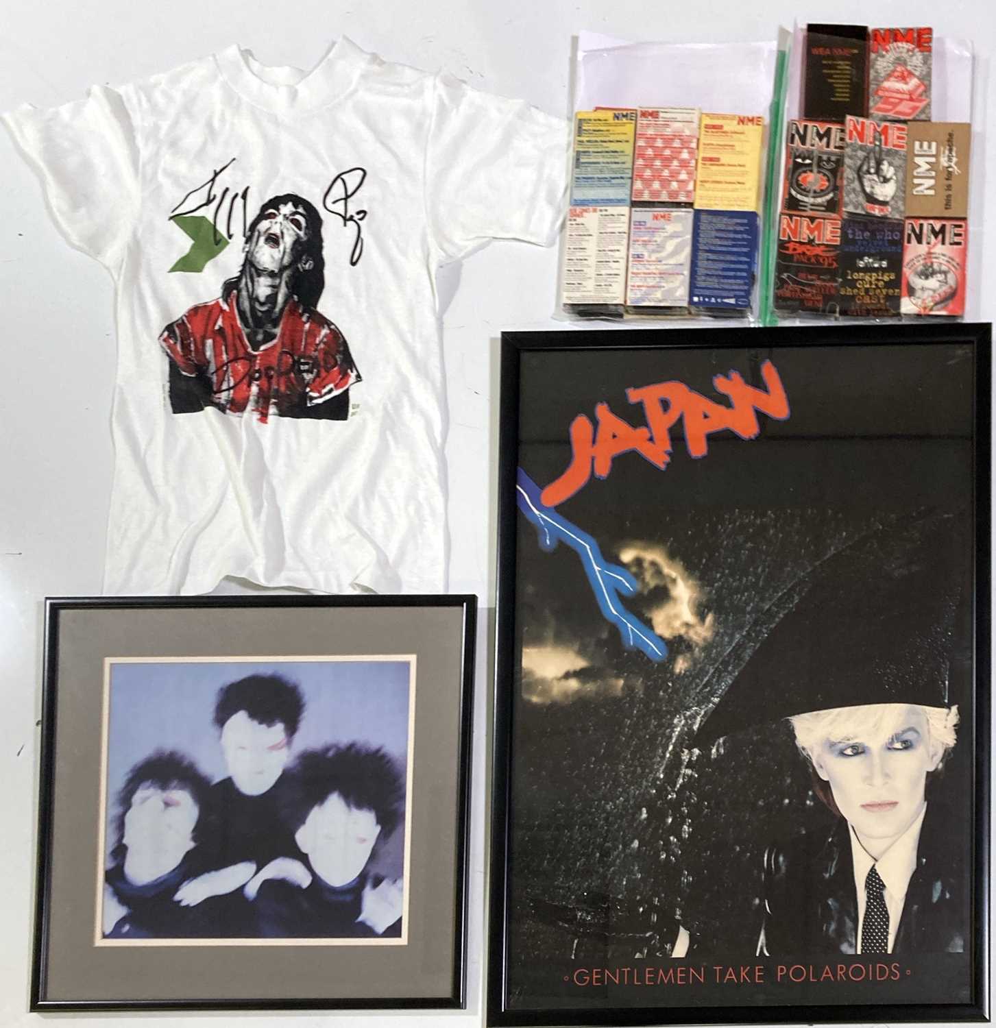 Lot 46 - IGGY POP T-SHIRT / JAPAN POSTER.