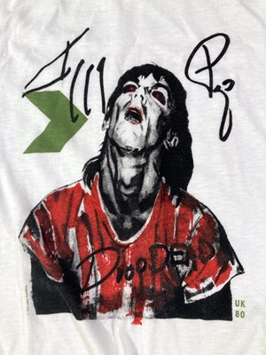 Lot 46 - IGGY POP T-SHIRT / JAPAN POSTER.