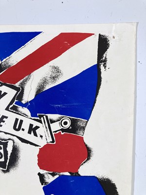 Lot 475 - SEX PISTOLS - NEVER MIND THE BOLLOCKS PROMOTIONAL POSTER.