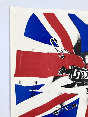 Lot 475 - SEX PISTOLS - NEVER MIND THE BOLLOCKS PROMOTIONAL POSTER.