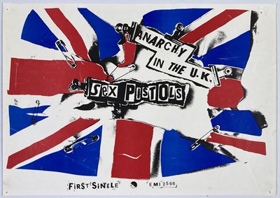 Lot 475 - SEX PISTOLS - NEVER MIND THE BOLLOCKS PROMOTIONAL POSTER.