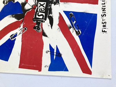 Lot 475 - SEX PISTOLS - NEVER MIND THE BOLLOCKS PROMOTIONAL POSTER.