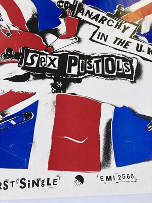 Lot 475 - SEX PISTOLS - NEVER MIND THE BOLLOCKS PROMOTIONAL POSTER.