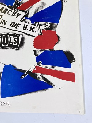 Lot 475 - SEX PISTOLS - NEVER MIND THE BOLLOCKS PROMOTIONAL POSTER.