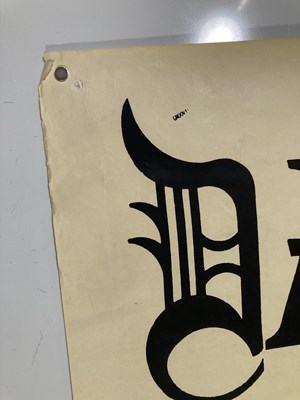 Lot 270 - THE DAMNED / THE RUTS - 1979 TOUR POSTER.