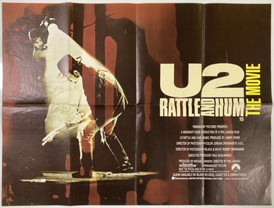 Lot 275 - MUSIC FILMS - QUAD POSTERS INC U2 / PRINCE.