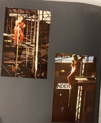 Lot 201 - DAVID BOWIE - GLASS SPIDER TOUR SCRAPBOOK WITH ORIGINAL PHOTOS