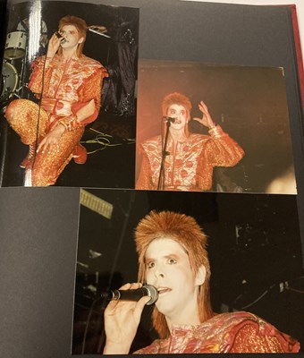 Lot 202 - MICK RONSON MEMORIAL CONCERT SCRAPBOOK WITH ORIGINAL PHOTOS