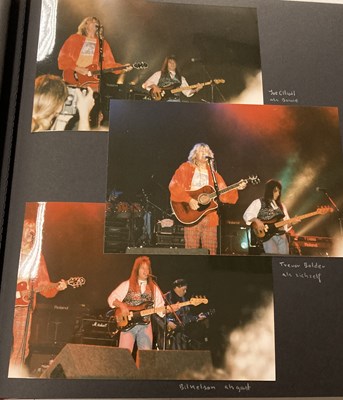 Lot 202 - MICK RONSON MEMORIAL CONCERT SCRAPBOOK WITH ORIGINAL PHOTOS