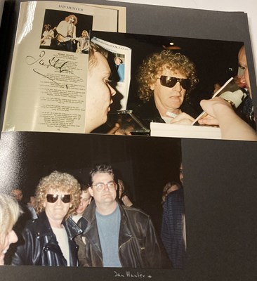 Lot 202 - MICK RONSON MEMORIAL CONCERT SCRAPBOOK WITH ORIGINAL PHOTOS
