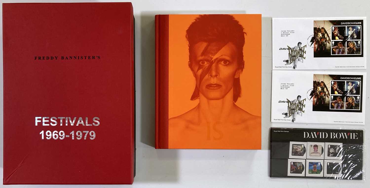 Lot 87 - COLLECTABLE BOOKS - FREDDY BANNISTER BOXSET / DAVID BOWIE IS.
