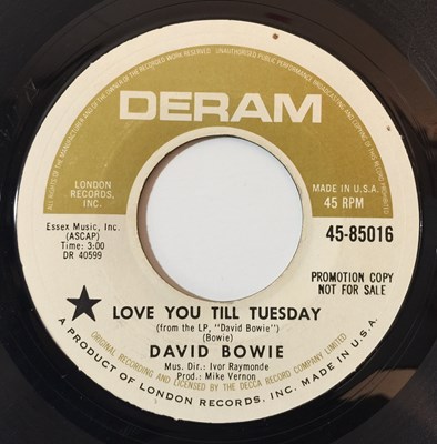 Lot 2 - DAVID BOWIE - 7" US PROMOS