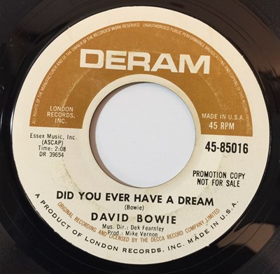 Lot 2 - DAVID BOWIE - 7" US PROMOS