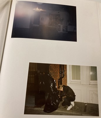 Lot 204 - DAVID BOWIE 1995 EXHIBITION SCRAPBOOK WITH ORIGINAL PHOTOS