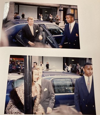 Lot 204 - DAVID BOWIE 1995 EXHIBITION SCRAPBOOK WITH ORIGINAL PHOTOS
